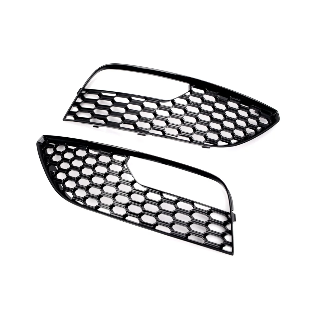 1Pair Front Lower Bumper Fog Light Cover Grille for Audi A3 S3 2012-2016 8V3807681