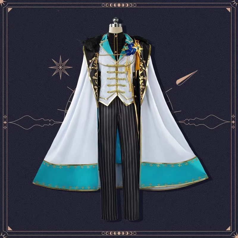 Hot Kaida Haru Cosplay Costume Anime VTuber Cos Clothes Cool Uniform Comic-con Party Role Play Clothing Full Set Pre-sale