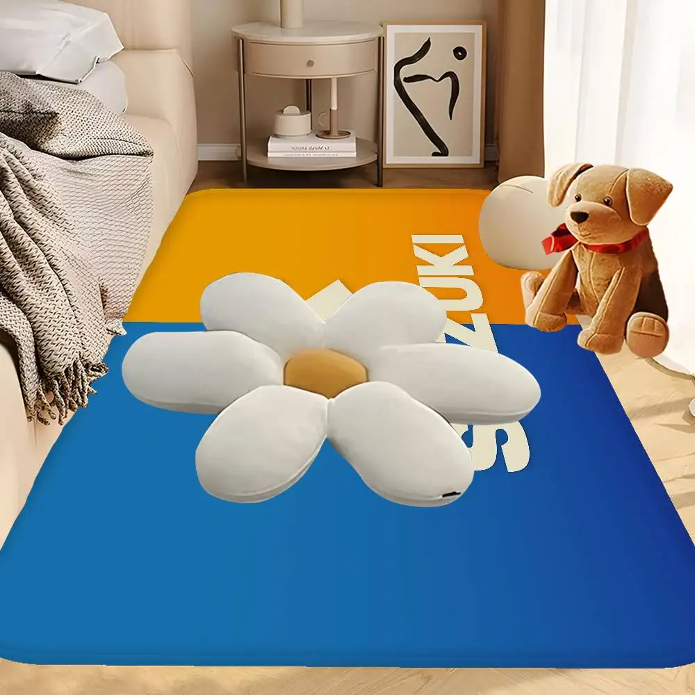 

Suzuki Cool Motorcycle Door Mat Kids Room Bedroom Decoration Balcony Anti-Slip Doormat Living Room Doormat Area Rug