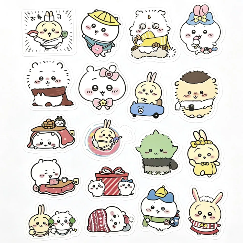 Meistverkaufte 100 Stück Kawaii Jiikawa Cartoon-Aufkleber Dekorative Schreibtisch-Laptop-Scrapbook-Gepäck-Aufkleber Niedliche Graffiti-Sticker als Geschenk für Kinder – Detail 9
