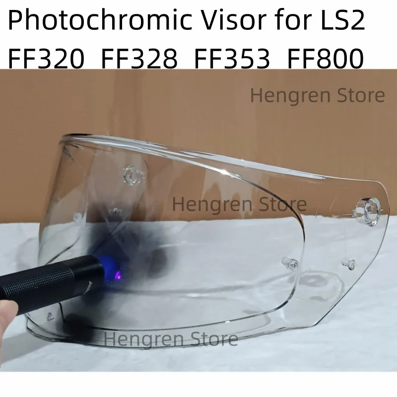 Photochromic Visor for LS2 FF320 Stream FF353 Rapid FF328 FF800 Motorcycle Helmet Replace Extra Lens Shield Glass Windshield