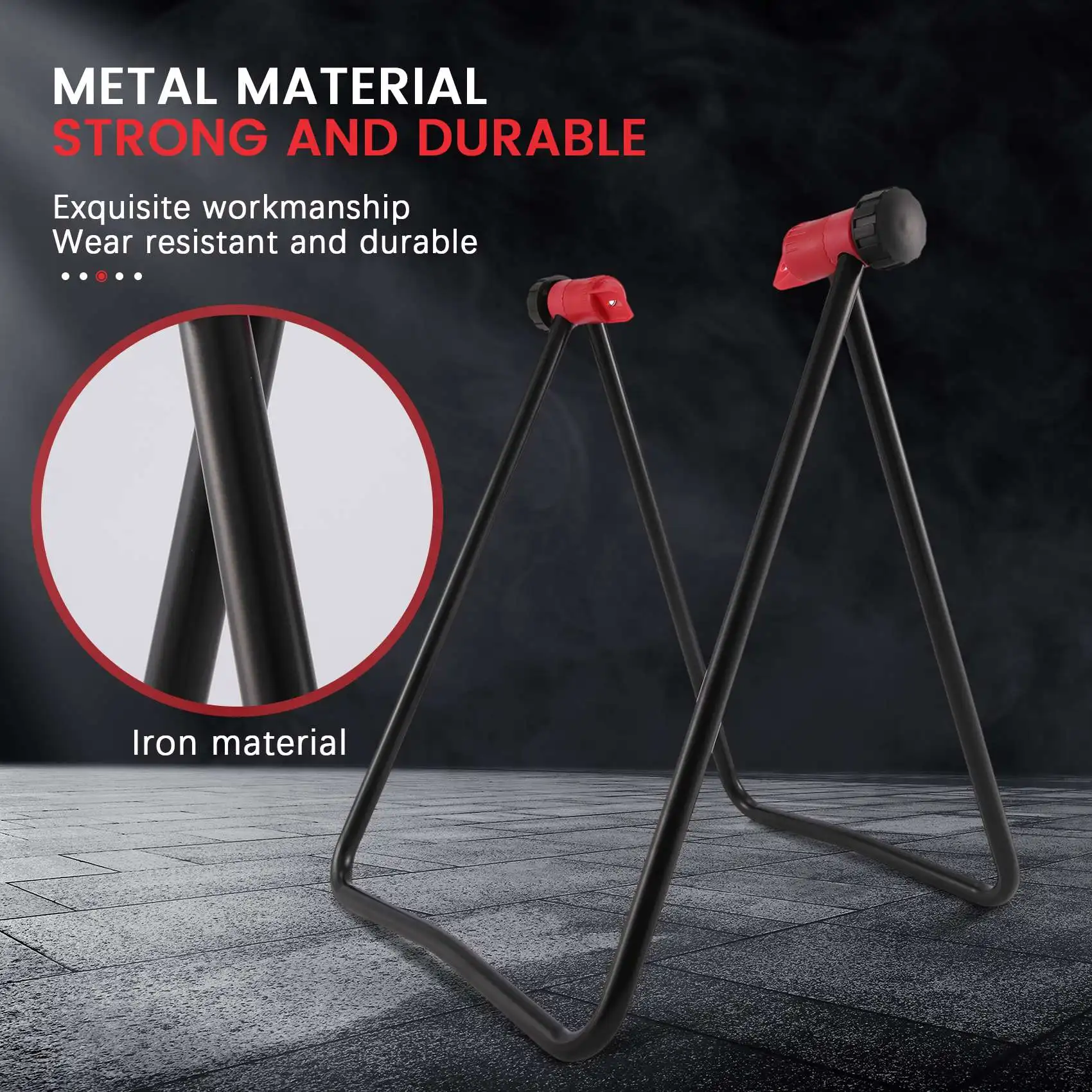 【CYBER MONDAY】Bicycle Repair Stand Wheel Kick Holder Carrier Centering Tools Bracket for Bicycle Wheels Road Tools Maintenance