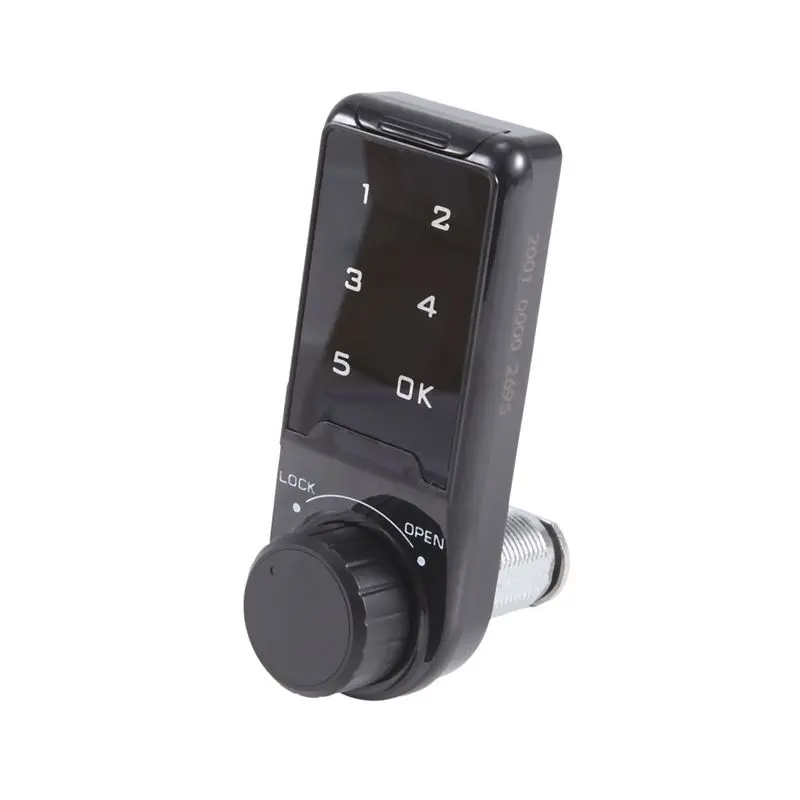 Stylish-Combination Lock, Door Access Digital Electronic Security Cabinet Coded Locker Contact Keypad Password Key Access Lock