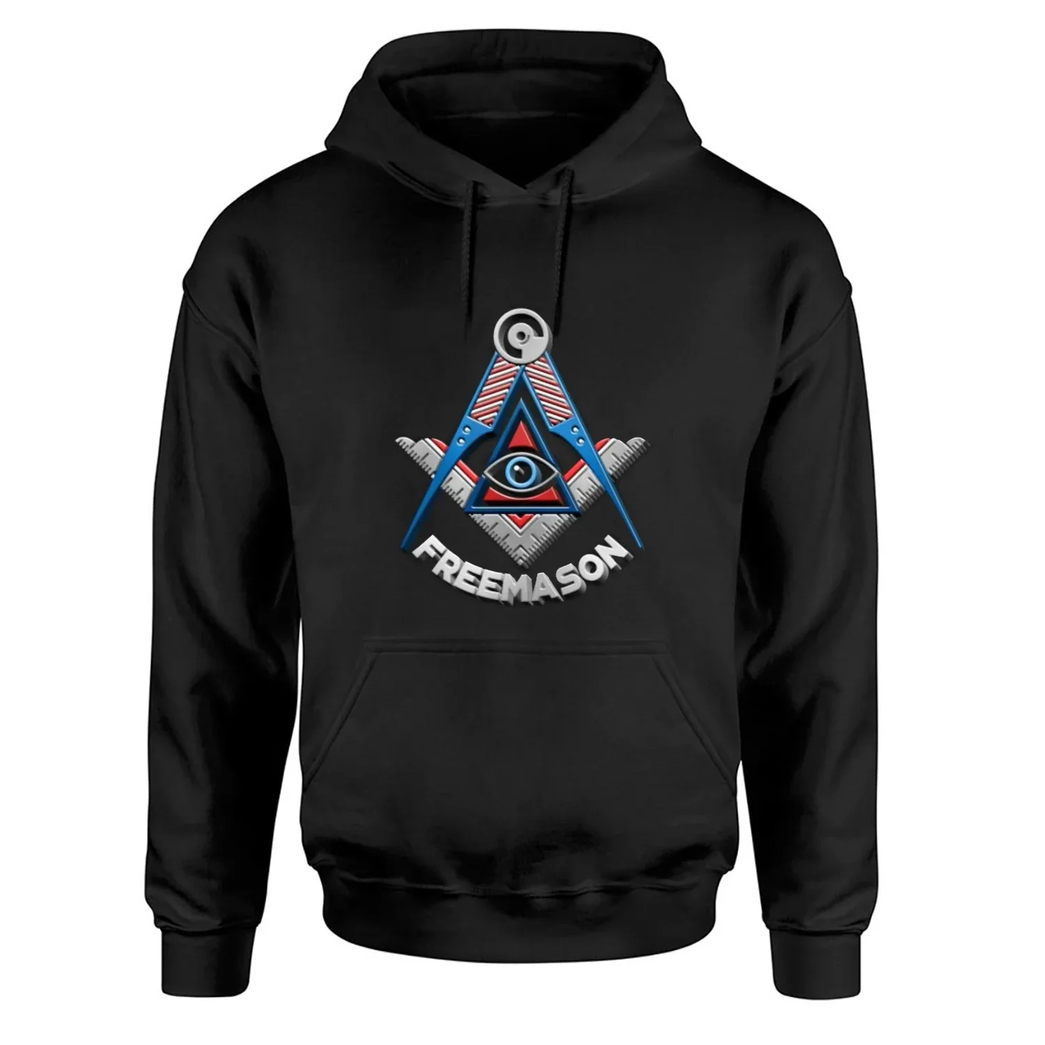 Freemason Square & Compass Masonic Fraternal Mason Pullover Hoodie 100% Cotton Comfortable Casual Mens Sweatshirts Streetwear