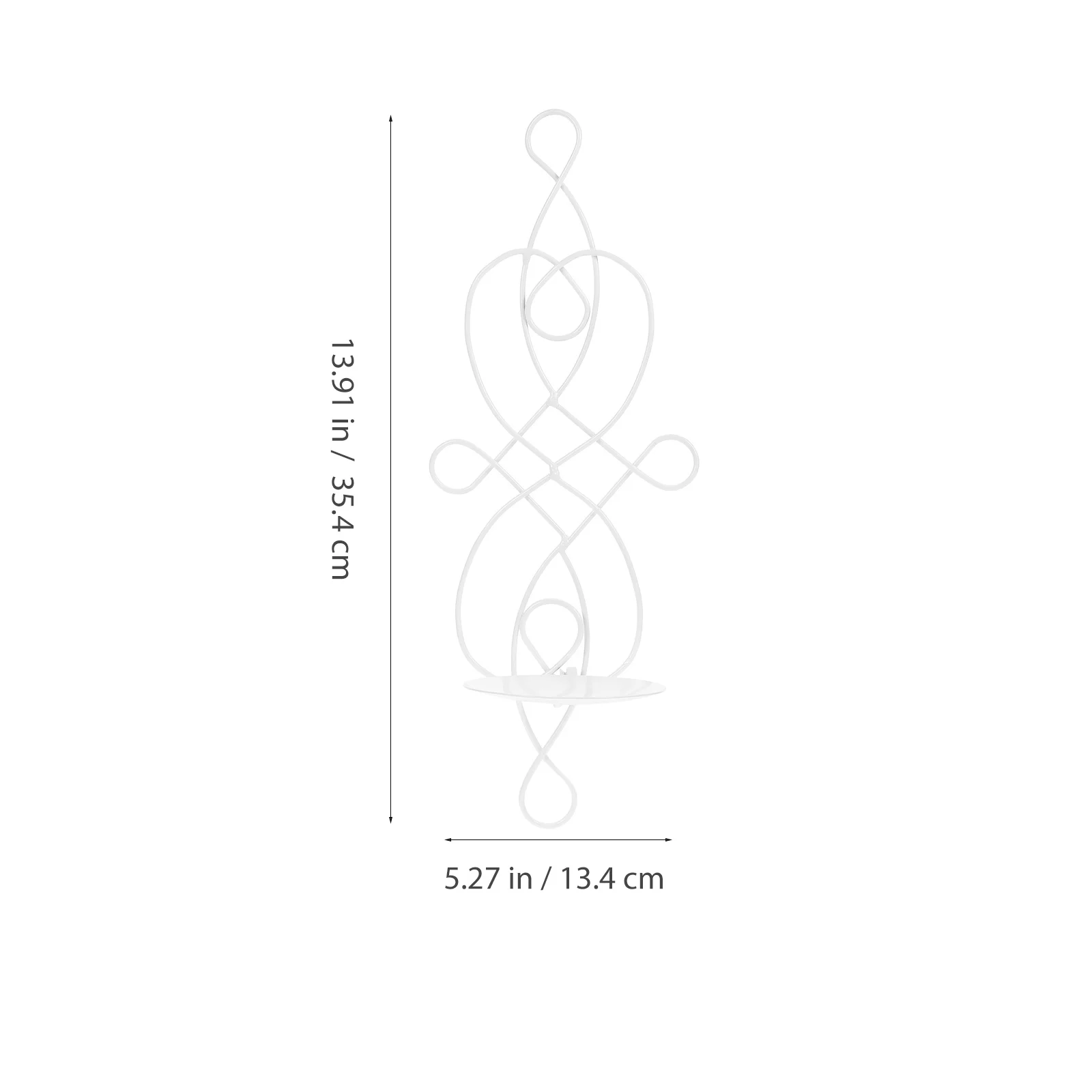 

1 Set Iron Art Holder Wall Mounted Metal Candlestick Tea Light Stand Creative Hanging Sconce For Home Decor Living Room