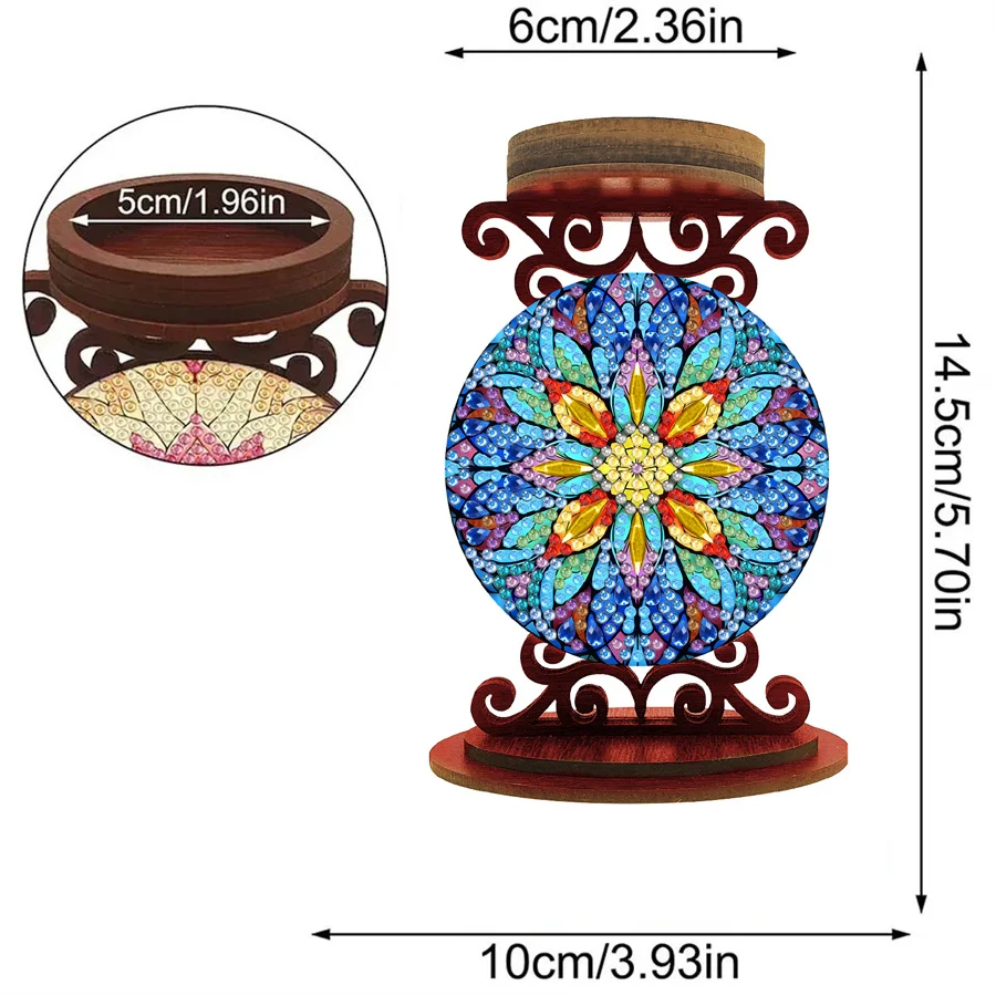 Tempat lilin berbentuk bunga, - Art Craft Kit ulasan dan harga