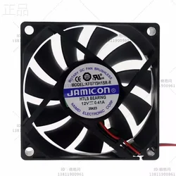 Original NEW Fan For JAMICON KF0715H1SR-R 12V 0.41A 7cm 7015 2-wire Cooling Cooler Fan 70*70*15MM