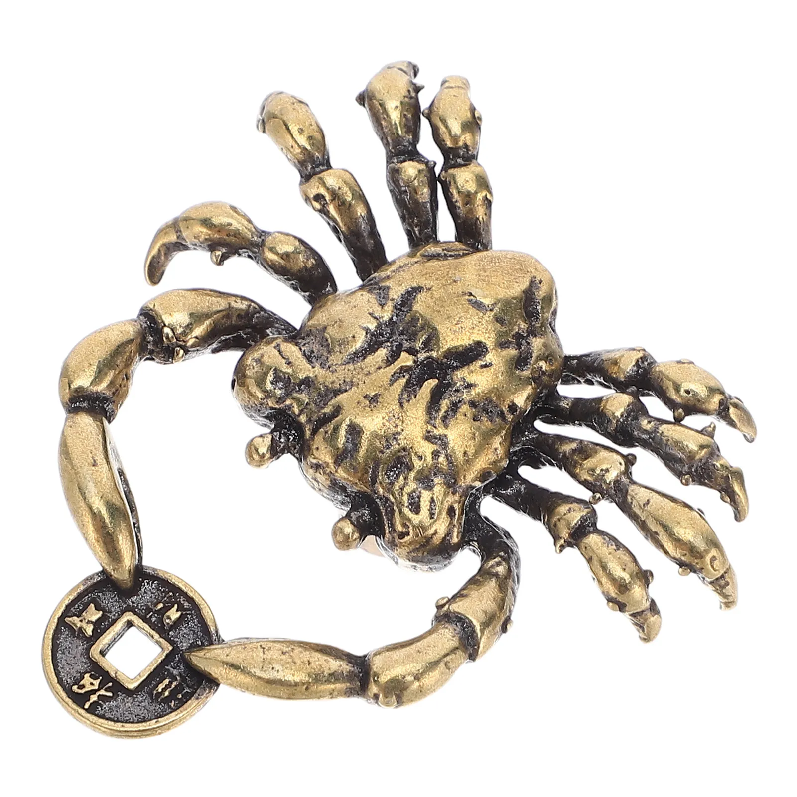 Brass Crab Cabinet Handle Unique Ocean Theme Decorative Knob Kitchen Cabinet Dresser Drawer Pull Vintage Brass Furniture