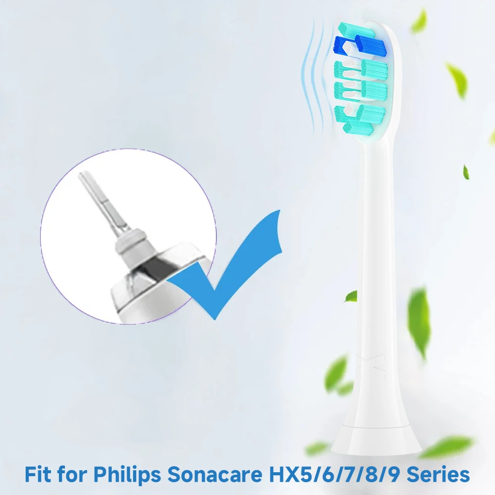 

Совместим с PHILIPS HX5/HX6/HX7/HX8HX9 Sonic электрическая вакуумная зубная щетка с насадками с мягкой щетиной