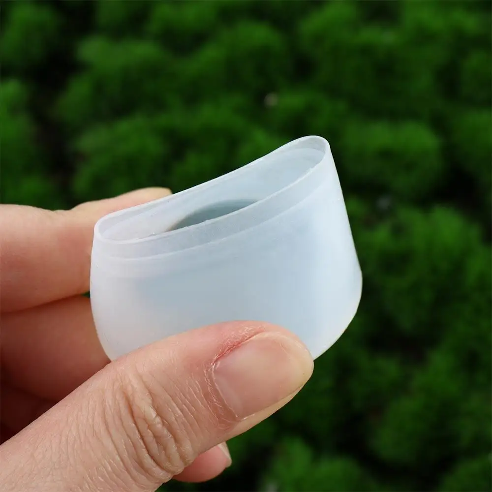 

Transparent White Shockproof Racket Grip Ring Silicone Tennis Racket Cover Tennis Energy Sleeve Handle End Cap Racket Power Cap