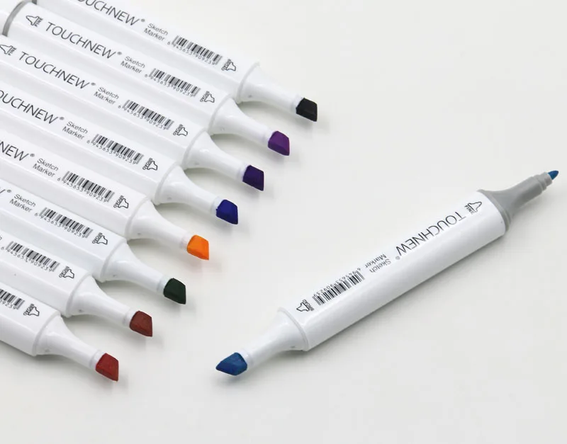 Touchfive 168 Kleuren U Kunt Zelf Kiezen Kleur Nummer Alcohol Gebaseerd Markers Dual Head Art Sketch Marker Voor Tekening Manga pen
