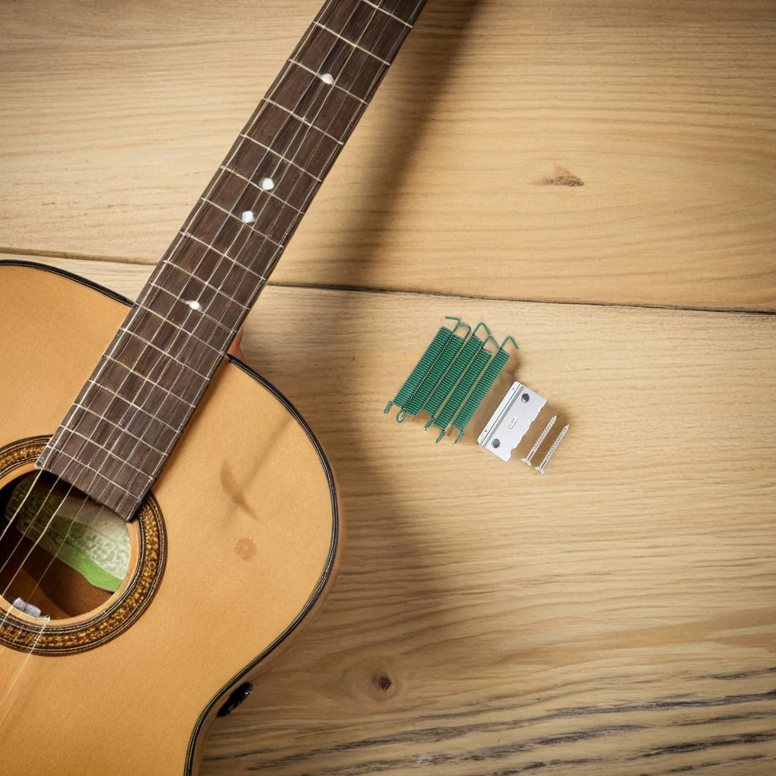 

Electric Guitar Tremolo Bridge Spring Saddle Plate Set Metal Durable Easy Install Heavy Duty Springs Precision Tuning