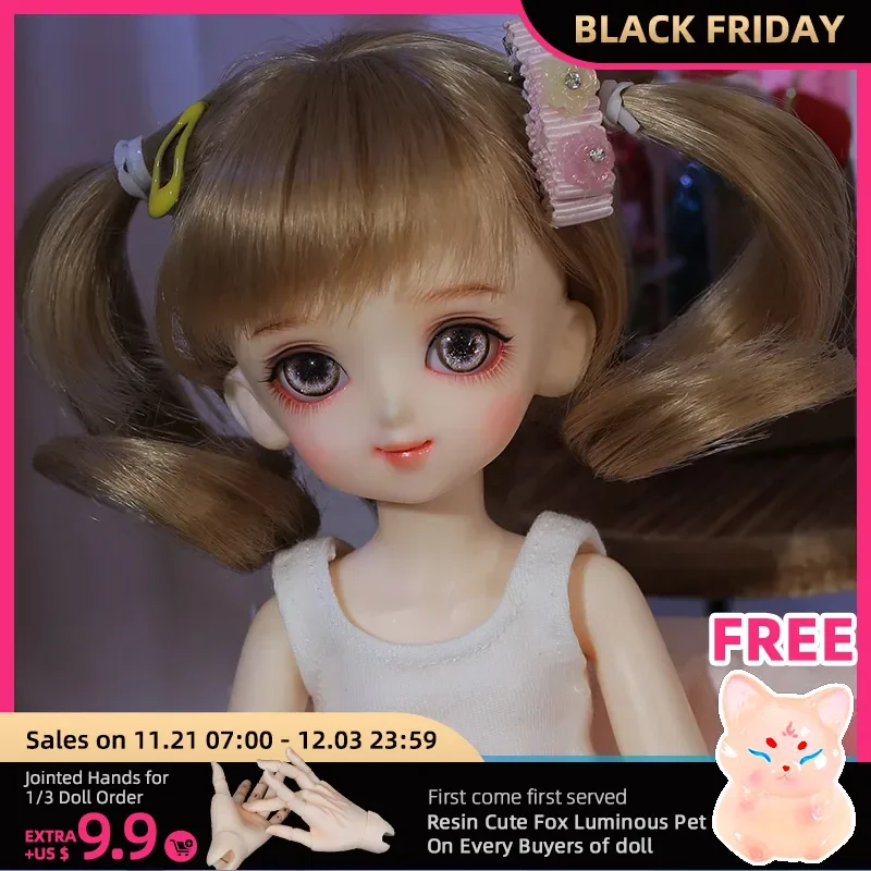 New Arrival Shuga Fairy Yuzu Doll BJD 1/6 cosmetics dolls fullset complete professional makeup Toy Gifts movable joint doll