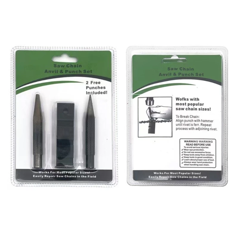 E8BD Chainsaw Chain Breaker And Rivet Tool Set Chain Repairing Mending Tool