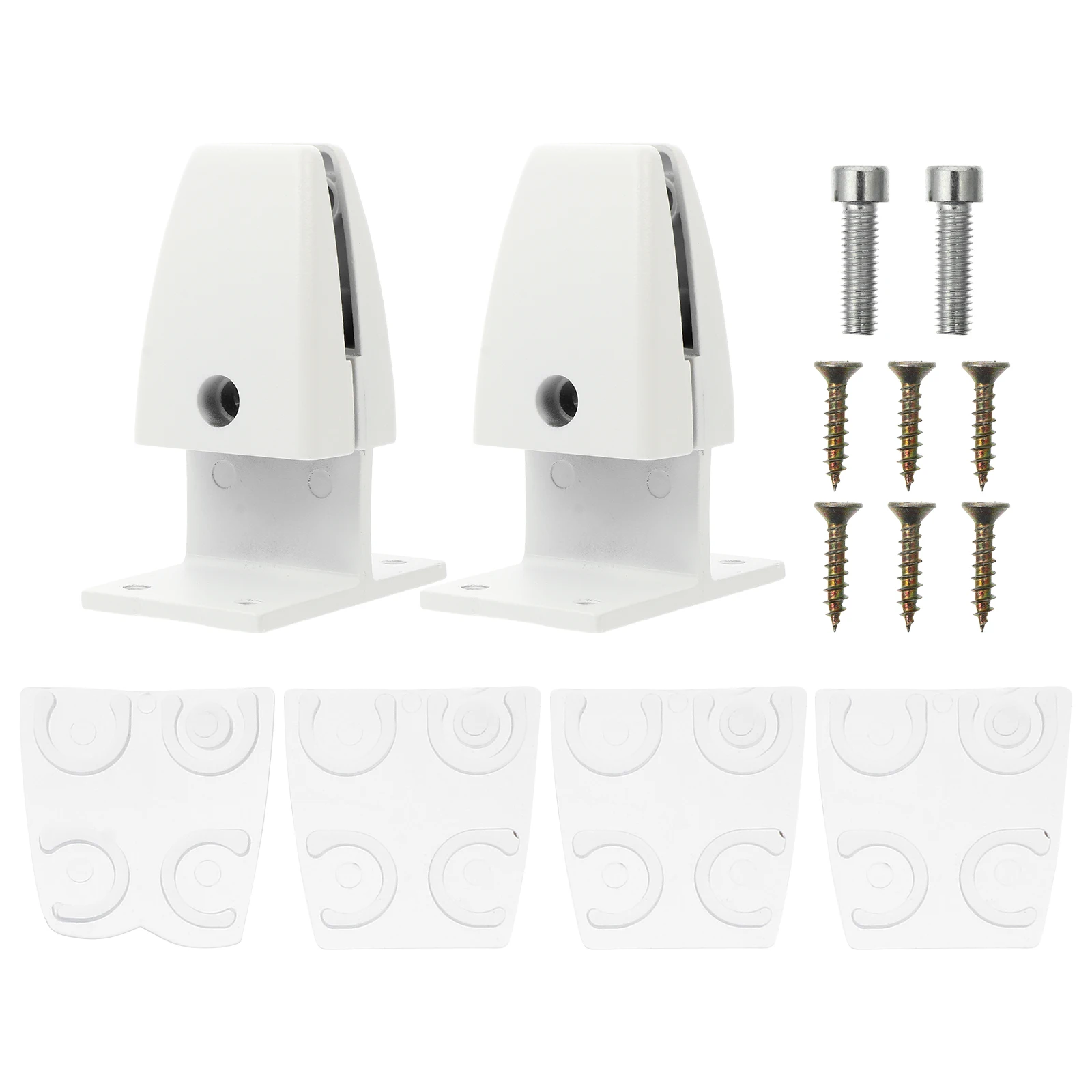 

2Pcs Desktop Bezel Clip Thickened Aluminium Alloy Divider for Office Home Libraries Computer Room Furniture Glass Baffle