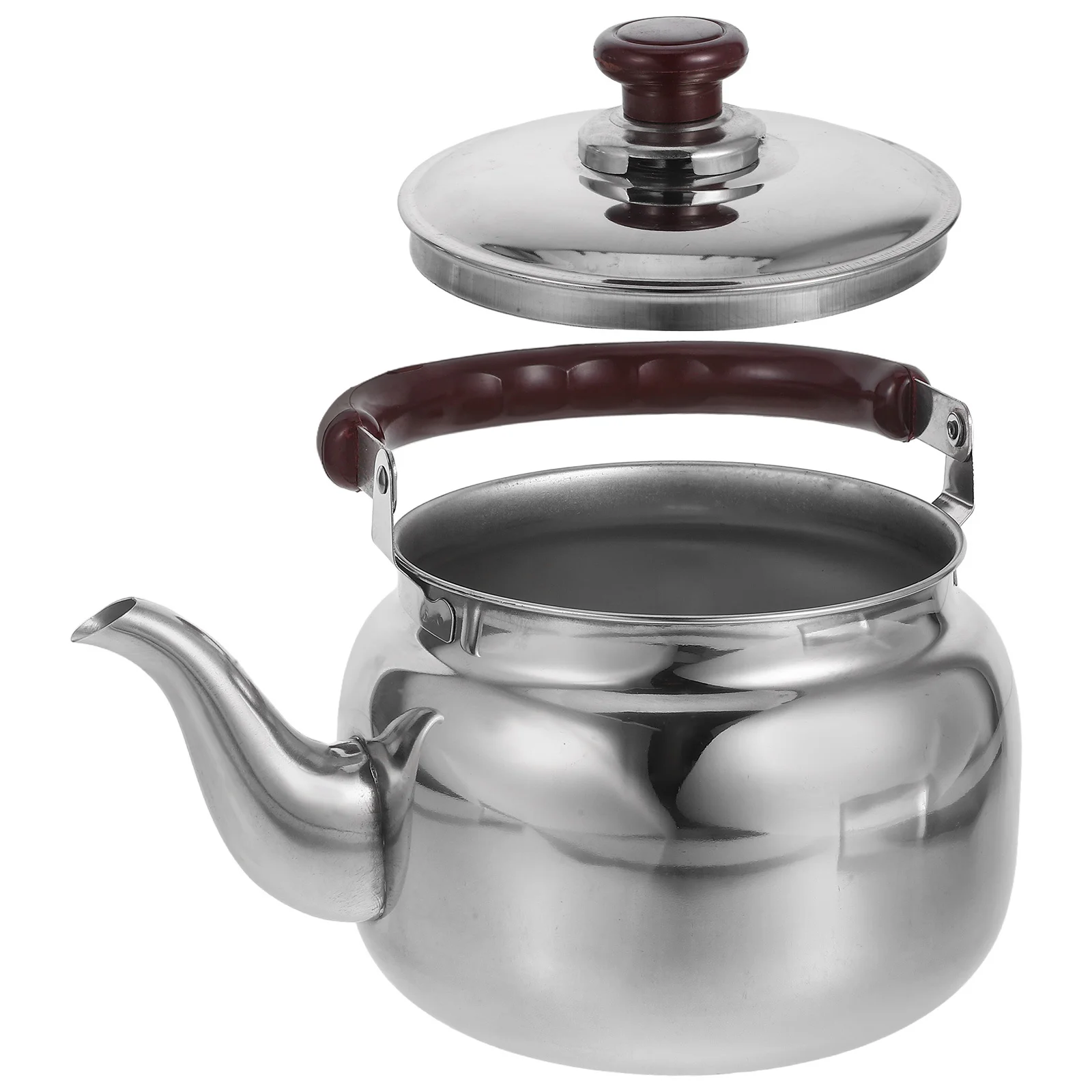 

2000Ml Stainless Steel Whistling Tea Kettle Ergonomic Anti-Scald Handle for Gas Electric Ceramic Stove Top Boiling Water Kettle
