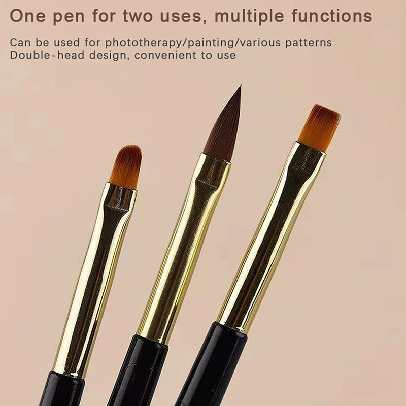 

French Stripe Nail Art Liner Brush Set Tips Ultra-Thin Line Drawing Pen Dual End Uv Gel Painting Brushes Manicure Tools