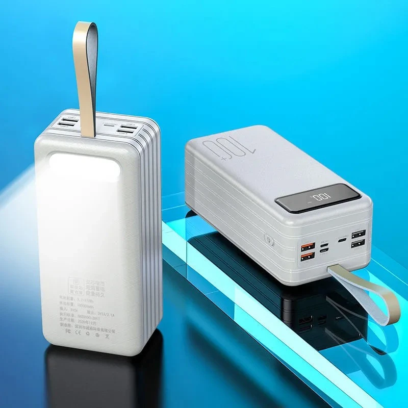 Power Bank 100000mAh Portable Charging PowerBank 80000 mAh 4 USB LED PoverBank External Battery Charger For Xiaomi Mi 9 8 iPhone