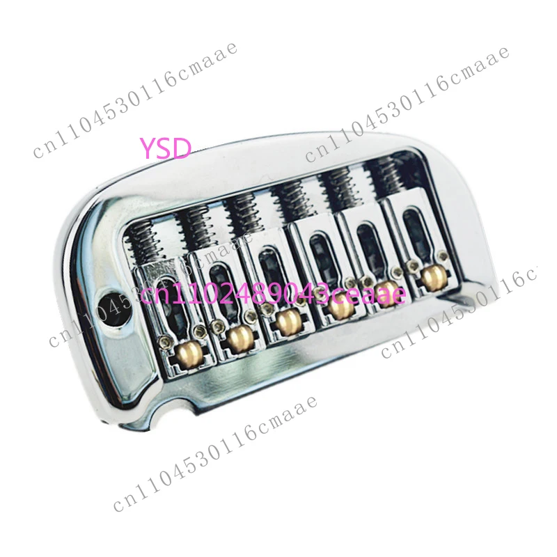 6 Strings Roller Saddle Tremolo Bridge System Electric Guitar Repair Parts Replacement Kit With Bar Screws