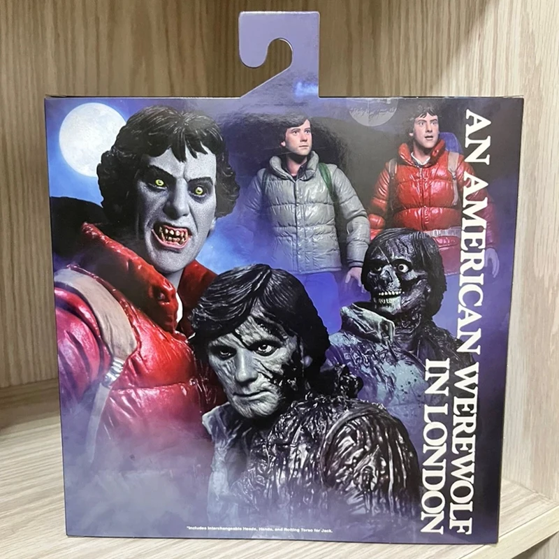 NECA 04949 An American Werewolf in London Action Figure Jack Goodman and David Kessler Figuras 7-Inch PVC Movable Model Original