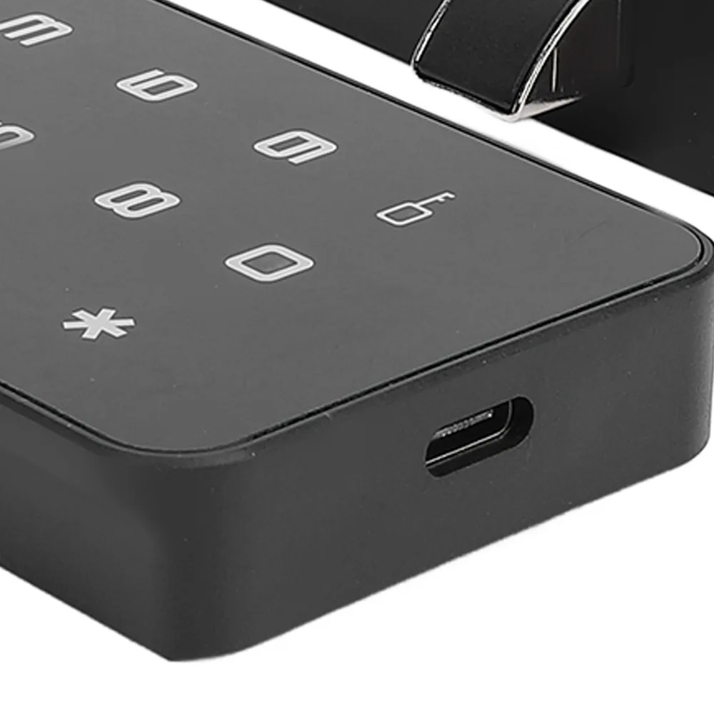 Security Touch Screen Pane Electronic Keypad Lock Keypad Entry Smart Keyless Door Lock Combination Password Lock Drawer