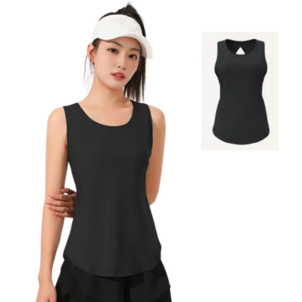 

Mesh Back Yoga Mesh Back Tank Top Hollow Out Breathable Running Sports Vest Seamless Stretch Fitness Tank Top Yoga Practice