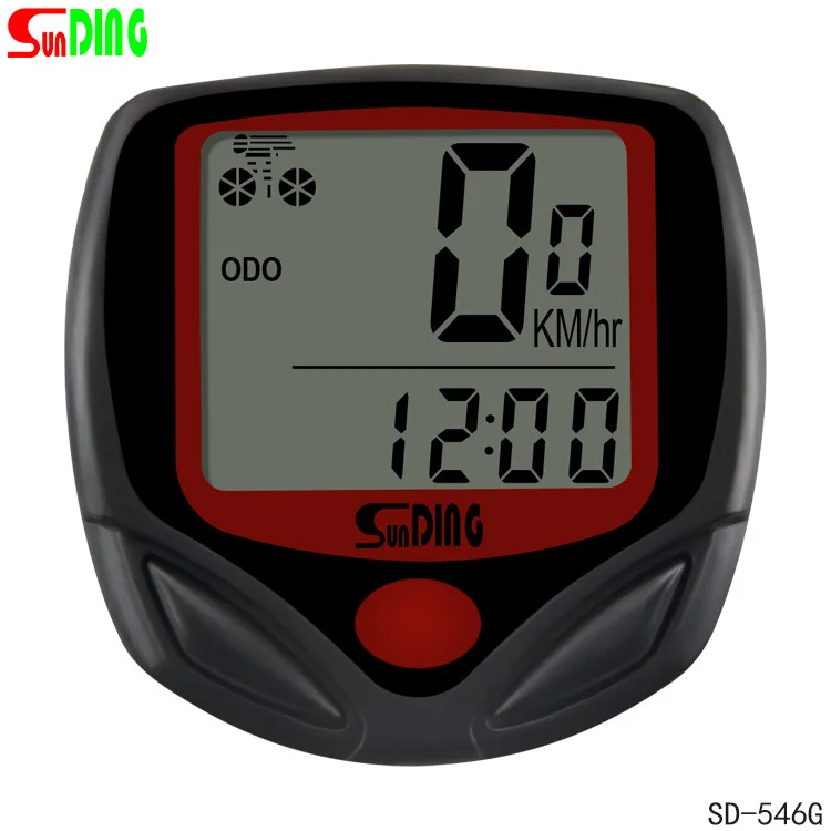 50Pcs 546g Bicycle Computer Meter Electric Motorcycle Mountain Bike Computer Meter Luminous English