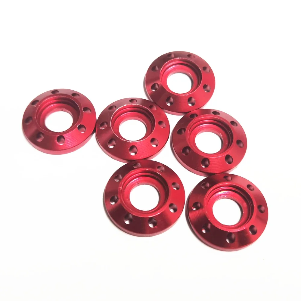 

6 шт./лот, прокладка для винта мотоцикла, крышка, фланцевая прокладка, декоративное усиление, противоскользящий винт M8