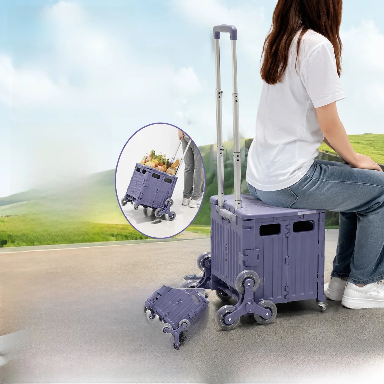 durable-camping-goodness-portable-shopping-cart-foldable-stainless-steel-material-for-home-and-outdoor-use-retractable-handle