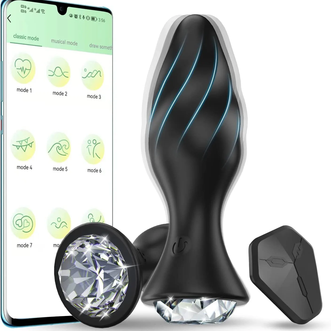 2026 New Upgrade 25Vibrating Anal Plug Prostate Massager Anal Vibrator Penis Lock Male Masturbator Male And Female Anal Toys Sex