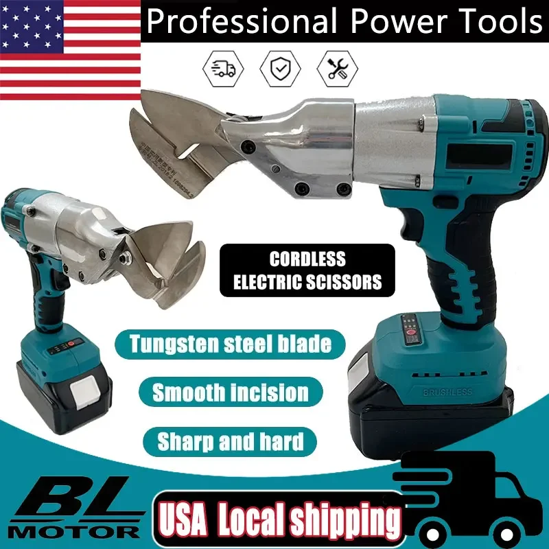 

Brushless Electric Cordless Iron Scissors Metal Cutting Tools Iron Shear Sheet Shears Carbon Steel Cutter For Makita 18V Battery