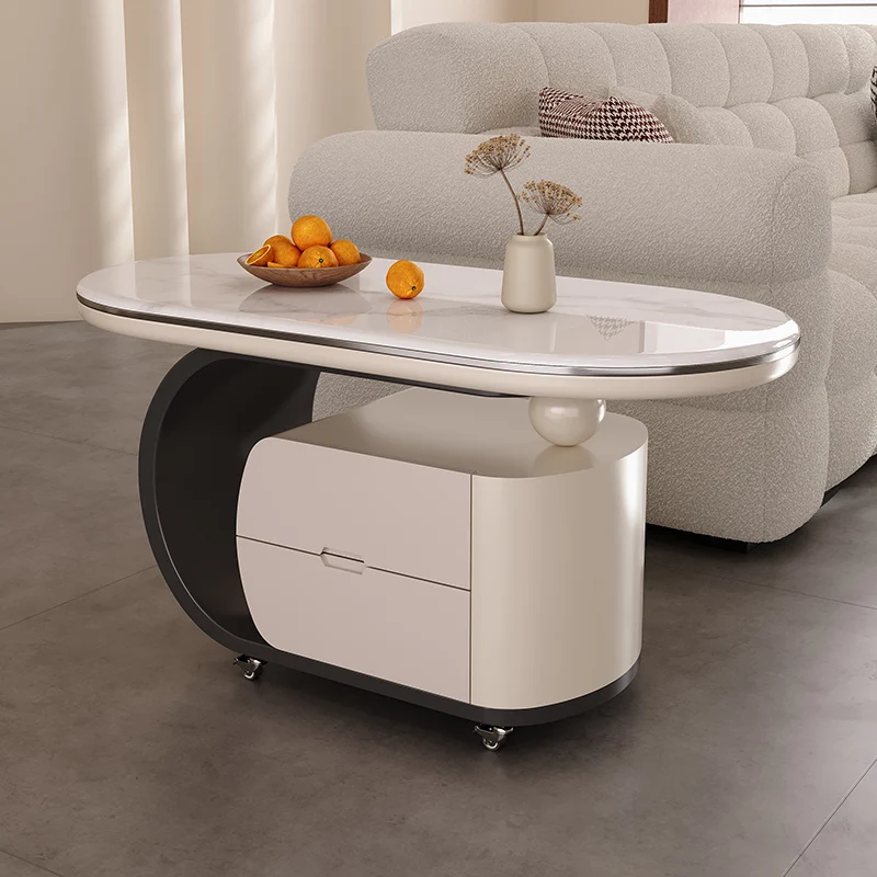 

Modern Minimalist Coffee Table Elegant Glamour Unique Design Side Table Luxury Simple Beistelltisch Living Room Furniture