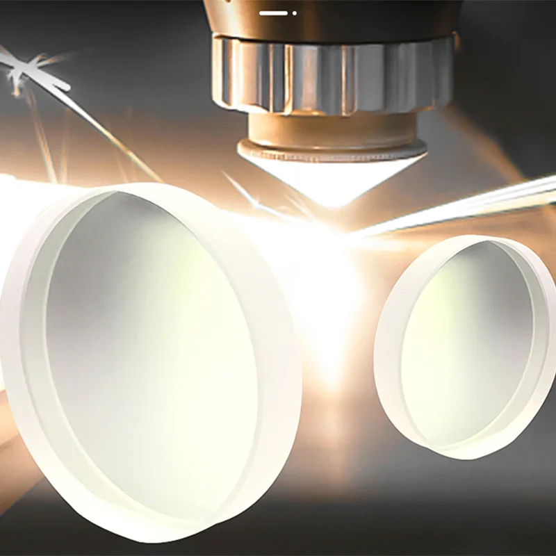 200 قطعة في كل حزمة. عدسة حماية لحاملي الليزر الناوييد اليدوية / زجاج حماية 182/27.94.1 ملم، 1064 نانومتر لجهاز저ف WSX, QiLin, HanWei #2