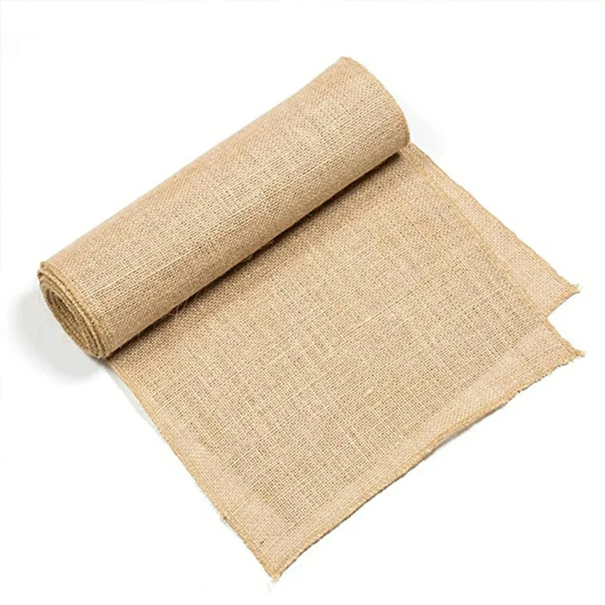 Jute Linen Vintage Natural Table Runner Burlap Hessian Rustic Party Country Wedding Decoration Home Party Decor Table Runner