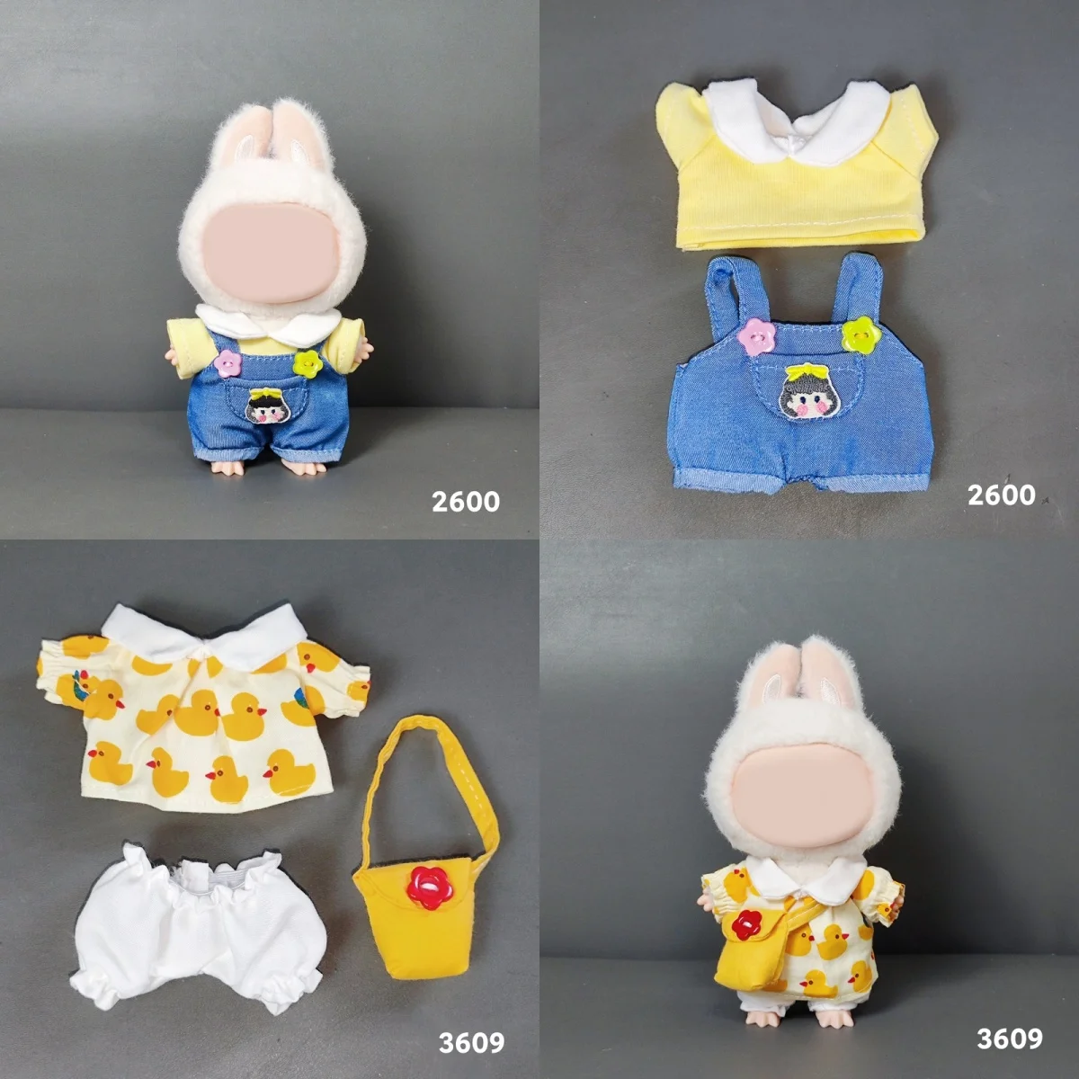 

For 15-17cm Doll Clothes Firut Sleep Clothes Doll Undercoat Fishion Suit Idol Doll Outfit Cotton Stuffed Toys Accessories