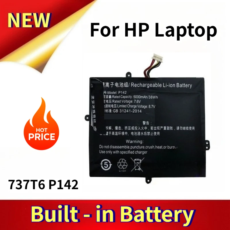 

737T6 P142 7.6V 5000mAh Laptop Batteries for HP