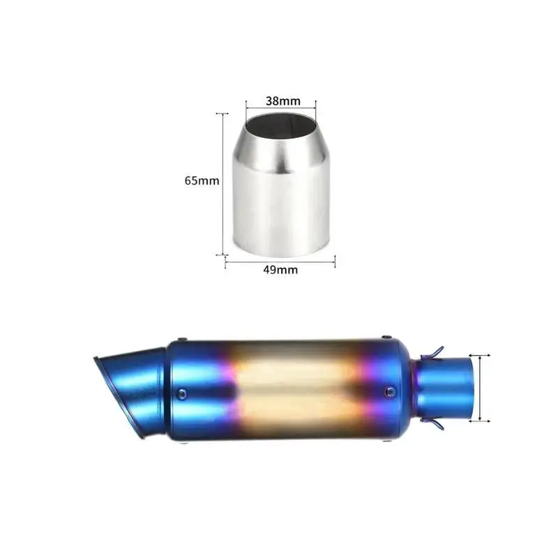 

38-51mm Universal Motorcycle Exhaust Pipe Tail Refit Exhaust Muffler Fit for Motorcycles ATV