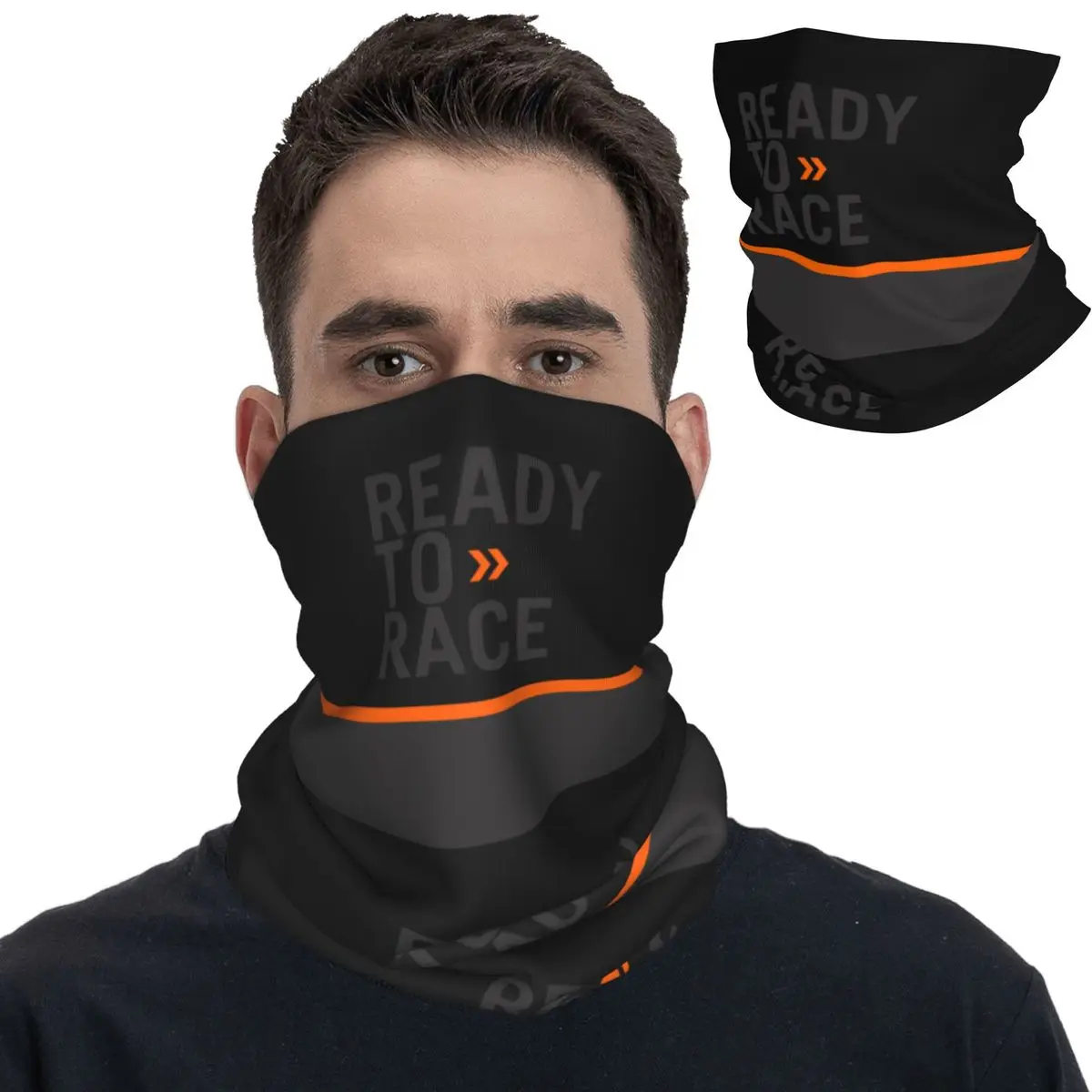 Motor Ready To Race Enduro Cross Motocross Bandana Neck Gaiter Printed Mask Scarf Multi-use Balaclava Fishing Unisex Breathable