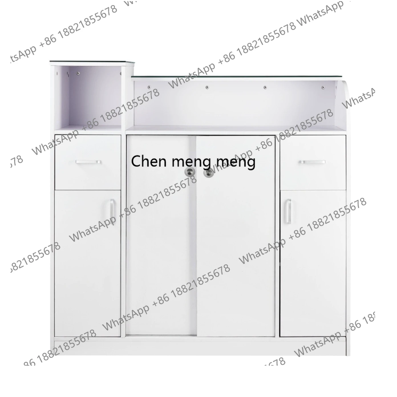 

Салон красоты Белая касса Парикмахерская Простая касса Мебель для салона красоты