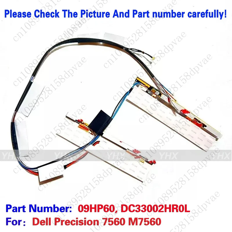 GYX New For Dell Precision 7560 M7560 GDB55 WWAN Antenna Wifi Cable Line 09HP60 Fast delivery