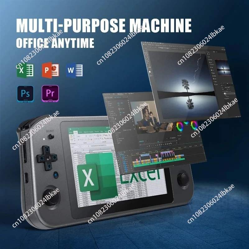 أفضل المبيعات WIN600 وحدة تحكم ألعاب محمولة كمبيوتر محمول صغير 5.94 بوصة مع نظام التشغيل البخاري Win10