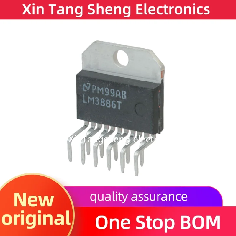 5pcs LM3886TF 68W High performance audio power amplifier LM3886 chip ZIP-11