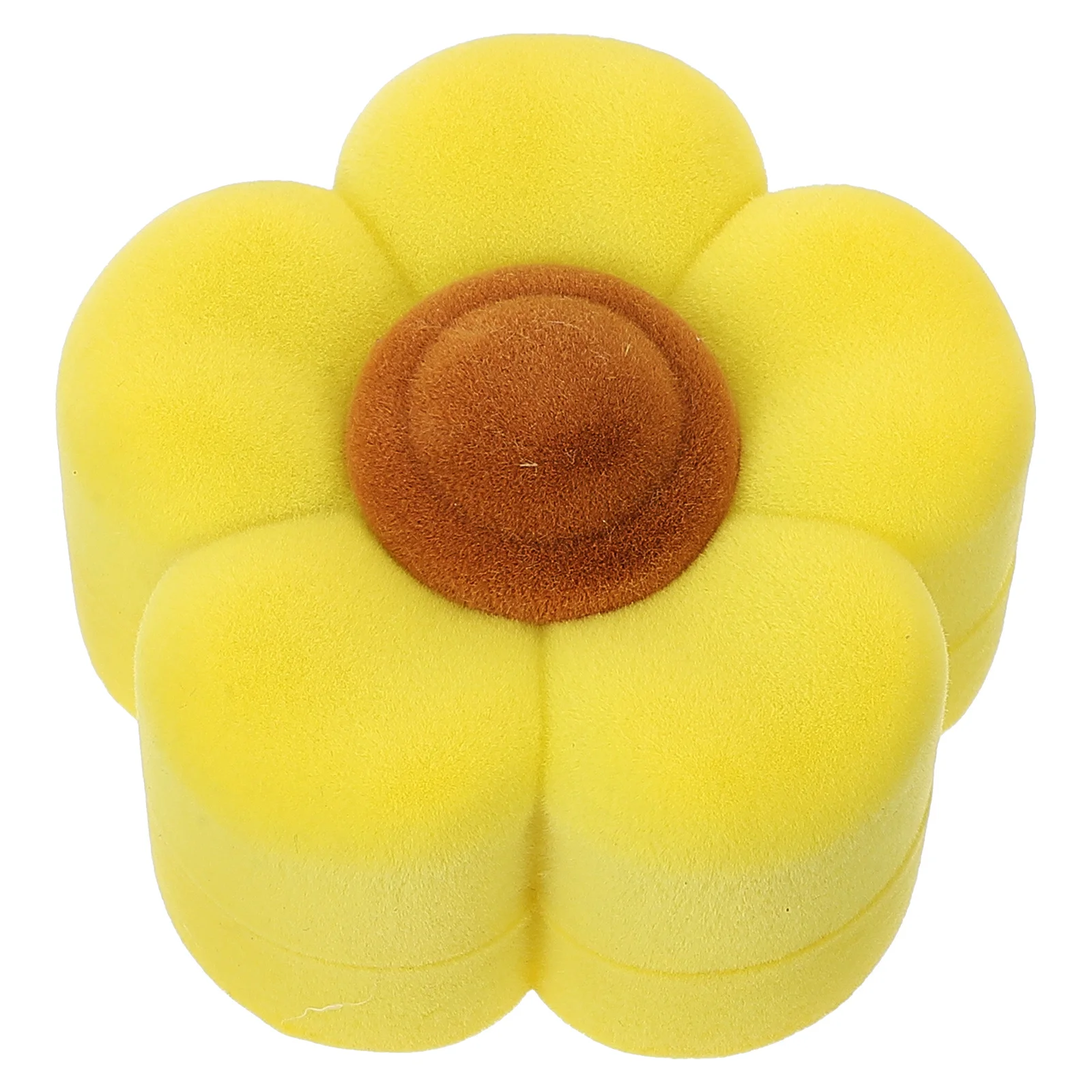 Kotak Cincin Pernikahan Berbentuk Bunga Desain Elegan Tempat Penyimpanan Perhiasan untuk Cincin Anting Dekoratif Hadiah Penyimpanan