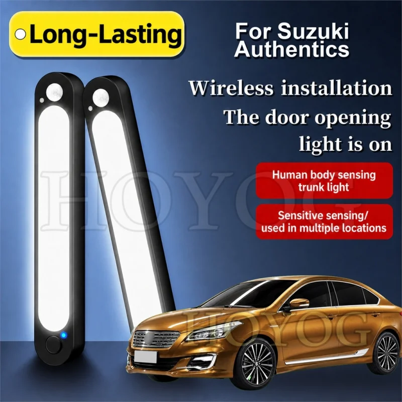 For Suzuki Authentics 2013-2013 Car Trunk Light LED Lamp Motion Sensor Easy Install Boot Cargo Light Sedan Interior Cabin
