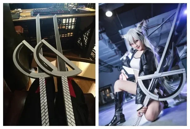 Anime Arknights Lappland Cosplay Sword PVC Prop Rhodes Island Guard Lappland  for Halloween Carnival Party