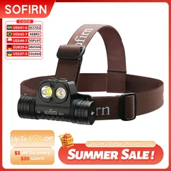 Sofirn-HS20 USB C 18650 Rechargeable LED Headlamp 2700lm Powerful Headlight with Dual Switch Indicator