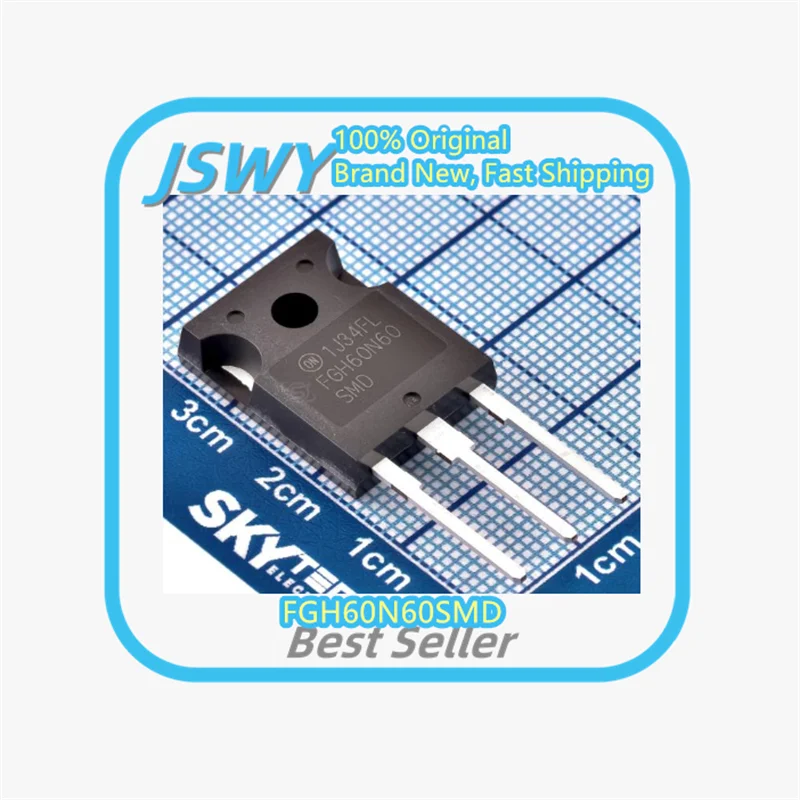 

(5/50 pieces) FGH60N60SMD FGH60N60 TO-247-3 Transistor Single IGBT IC Chip, Brand New Original Authentic Product