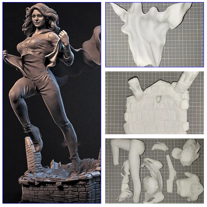

LindenKing 1/6 1/8 3D Printing Garage Kit GK Model Figure Unpainted White-Film Statue Collections for Painters A328