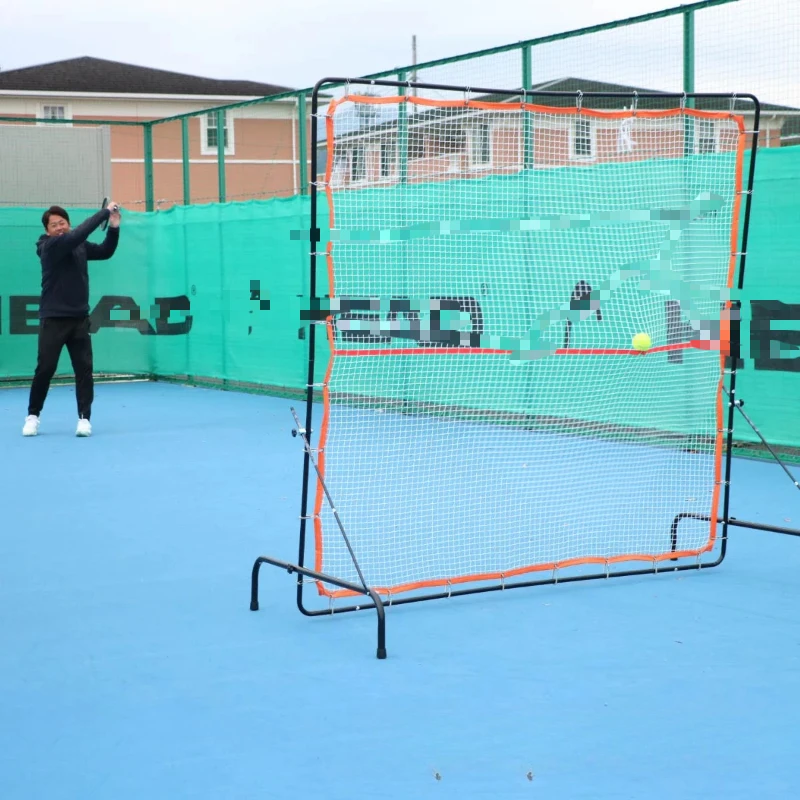 Tennis trainer rebound net single fixed tennis practice multi-angle rebound wall