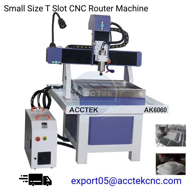 Best Price 6060 4040 Mini CNC Router with T-Slot Table:Ideal for Precision Aluminum & Soft Metals Engraving Mold Making Solution